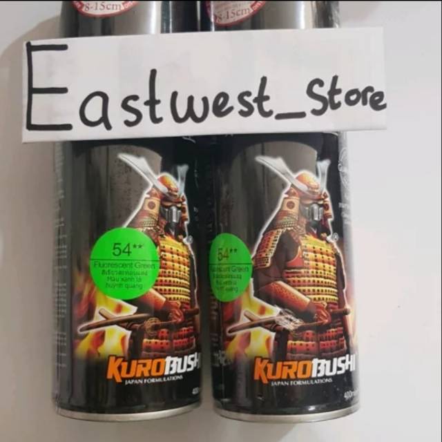 

Samurai paint 54 Fluorecent Green Hijau Stabilo 400ml