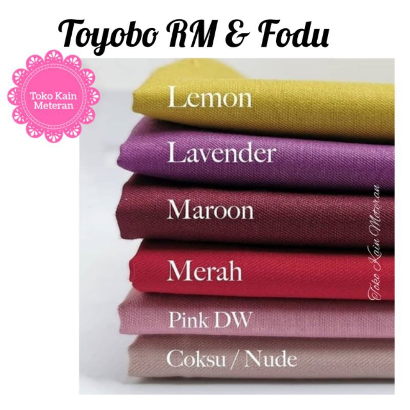 KAIN KATUN TOYOBO FODU ROYAL MIX PREMIUM JAPAN ini