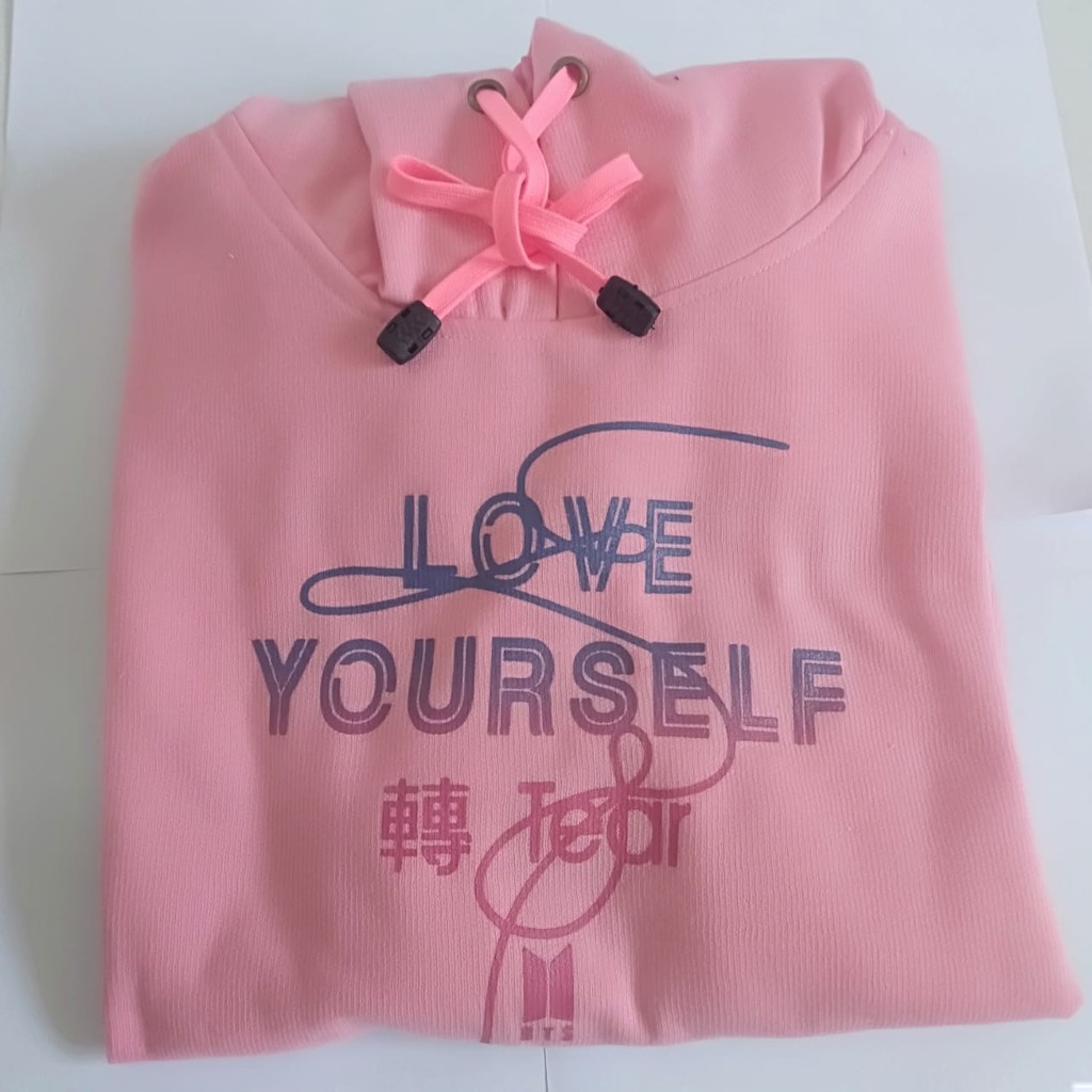 SWEATER YOURSELF GRADASI HOODIE // SWEATER BTS YOURSELF ALL MEMBER UNISEX FIT L