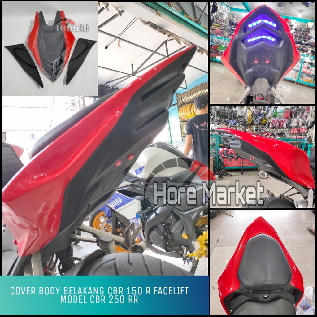 COVER BODY BELAKANG CBR 150R FACELIFT MODEL CBR 250RR TUTUP BODI SAMPING CBR K45G K45N K46 2016 2017