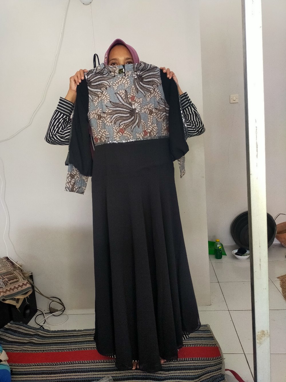 Maura Couple - Sania Ruffle Batik Couple Ori Ndoro Jowi Garansi Termurah Shopee - Batik Modern Solo