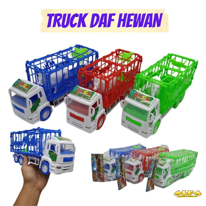 Toko Mainan ALFA Truck DAF Hewan ST2044