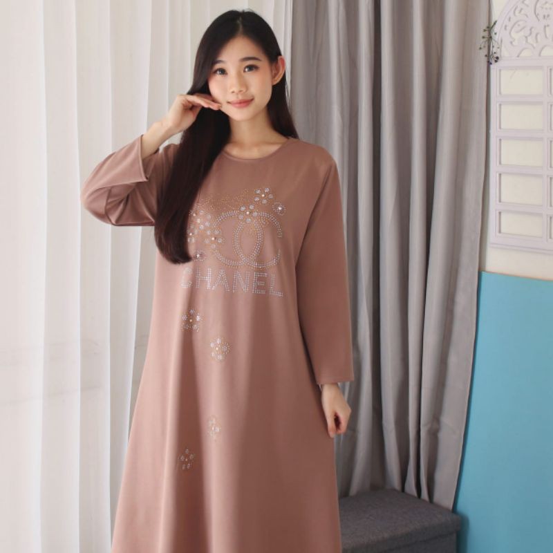 TUNIK CHANELL MOTE | TUNIK CHANELL KEKINIAN | SCUBA PREMIUM