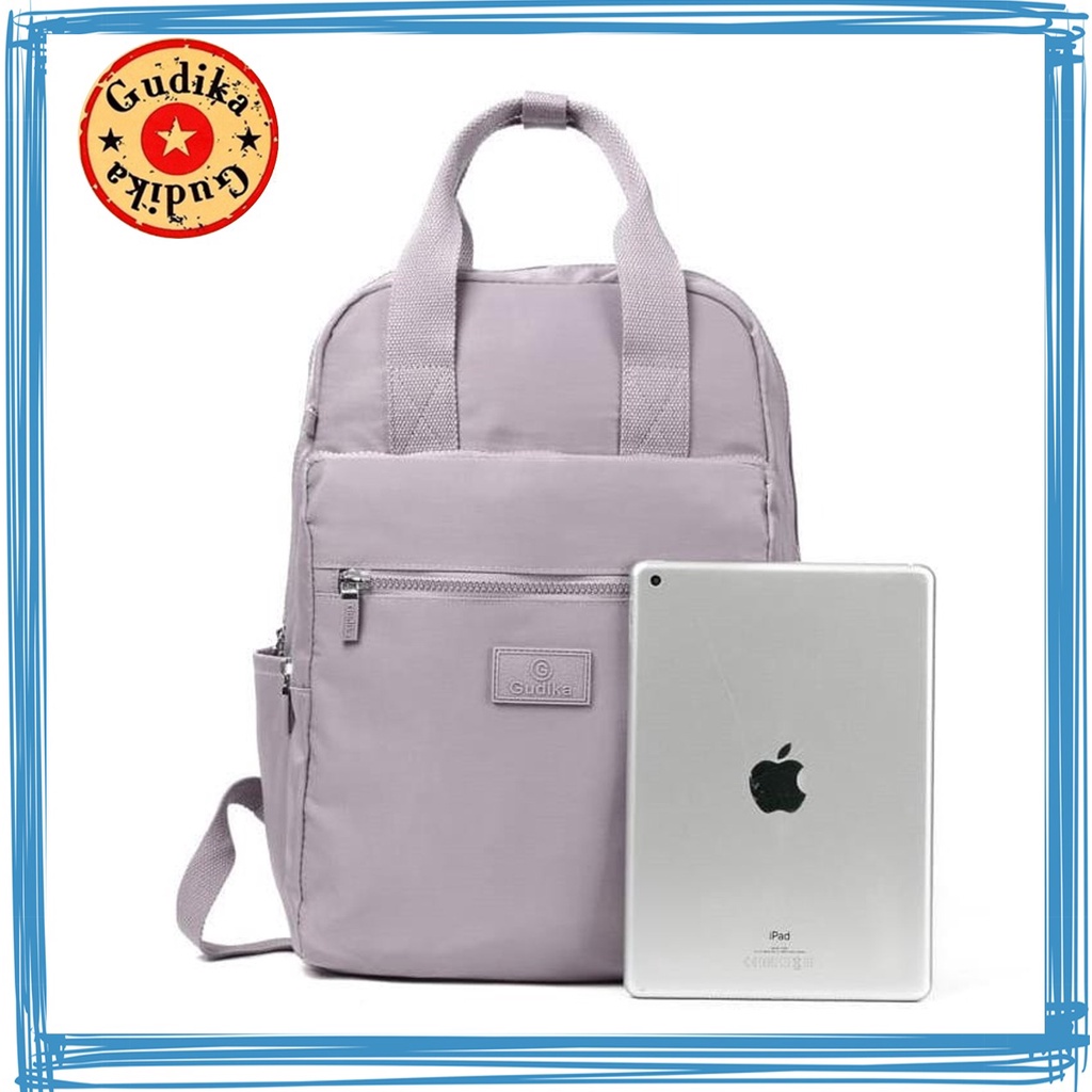 Open Reseller ✔ Gudika 5119 Ransel Trendy Korea Multiguna Muat Laptop 15 inch Bahan Nilon Kedap Air Import Original