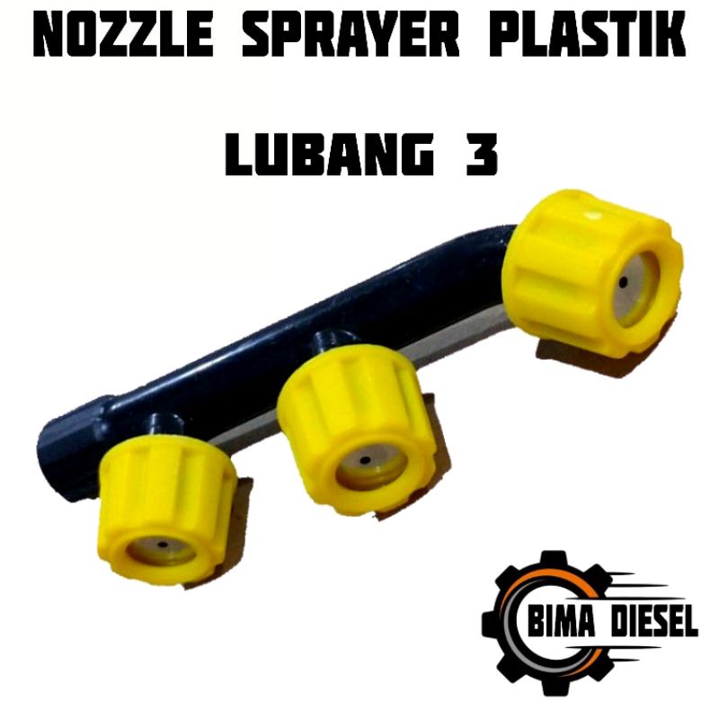 Nozzle prayer spuyer plastik spuyer kabut spuyer semprotan hama spuyer plastik lubang 3 PLASTIK