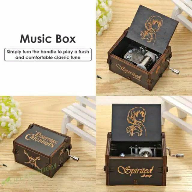 Kotak Musik Kado Packing Spesial Box Pita Hadiah Selamat Ulang Tahun Music Box