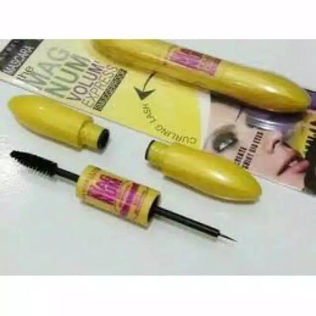 Medan Termurah/Ready Aloevera &amp; Yellow Maskara Maybellin 2in1