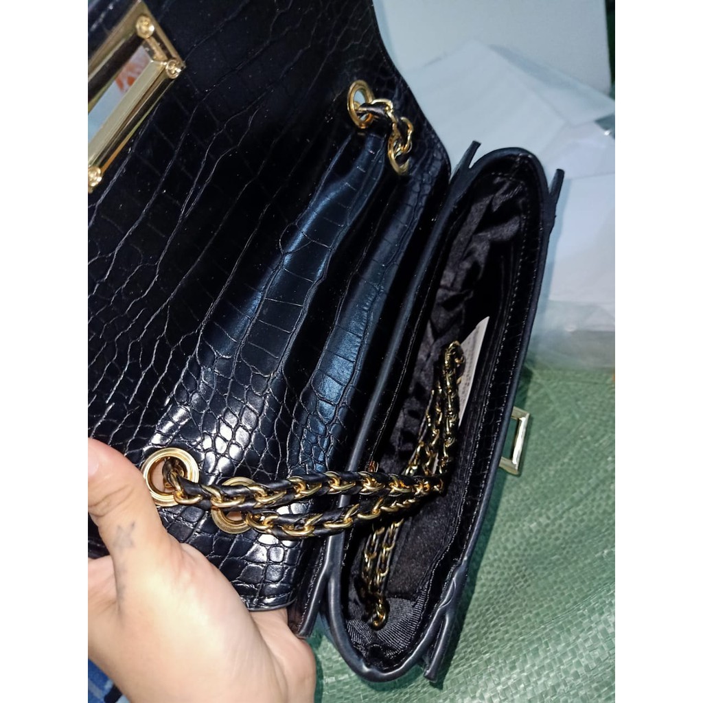 TAS WANITA SELEMPANG SHOULDER BAG CK CROCO WOMEN#75852