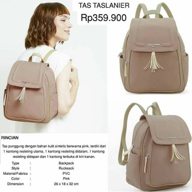 tas ransel taslanier sophie paris