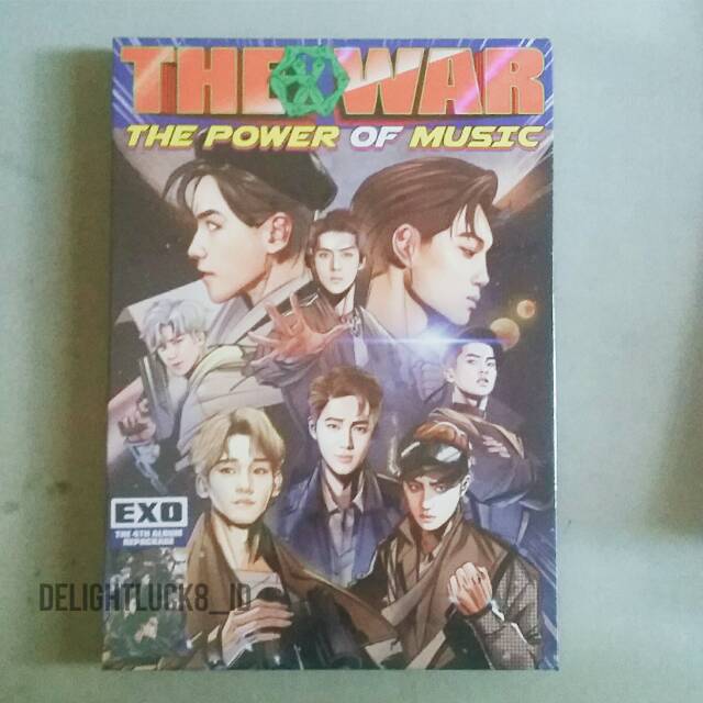 THE WAR : THE POWER OF MUSIC ALBUM - EXO (SEALED) (WITH POSTER)