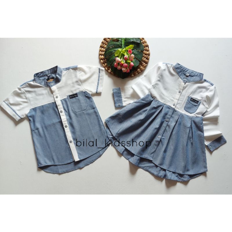 KEMEJA KOKO DAN DRESS KATUN ANAK 1-12th