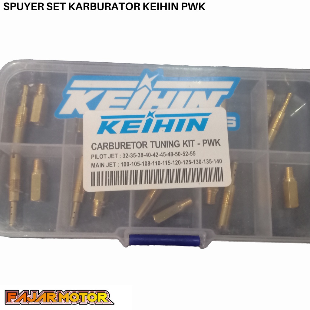 KARBURATORS TUNING KIT SPUYER KEIHIN SET PWK PE MAIN JET PILOT JET