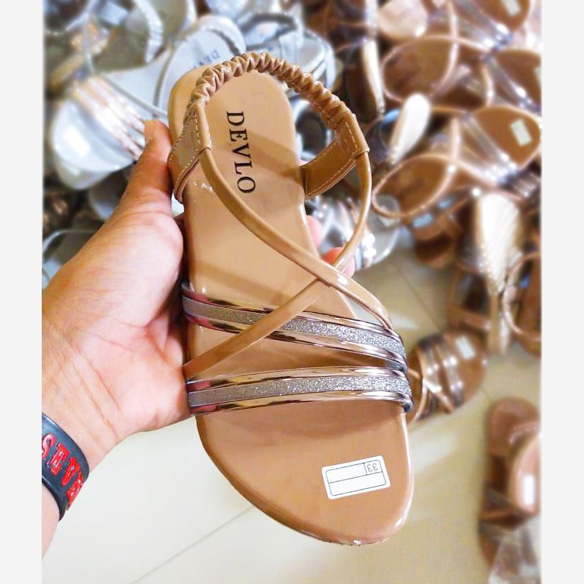 DEVLO Sandal Anak Tali Jelly Terbaru Size 31 - 35