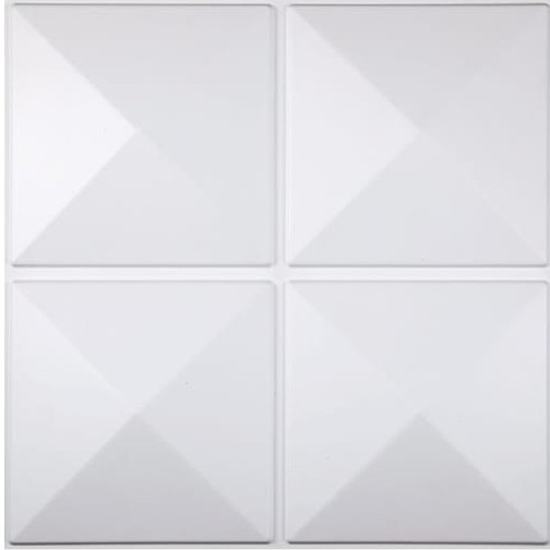 PROMO BUY 30PCS FREE 1PCS LEM SEALENT 300ML || WALLPANEL PVC 3D 50CMX50CMX1MM WALLPAPER DINDING ORNAMEN MOTIF TIMBUL-BW507 PYRAMID4