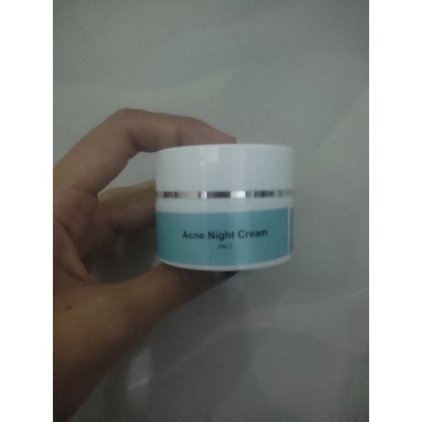 jglow acne night cream JNC3 priloved