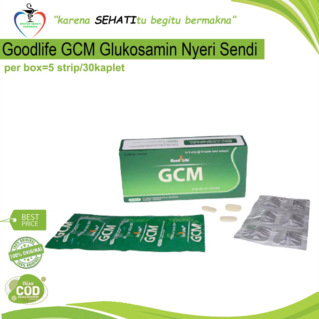 Good Life GCM Kaplet Glukosamin 500mg Simex Vitamin Persendian