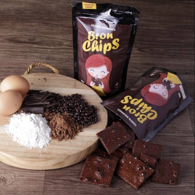 Keripik brownies Bronchips / Bron Chips / Bron Chip / Bronchip