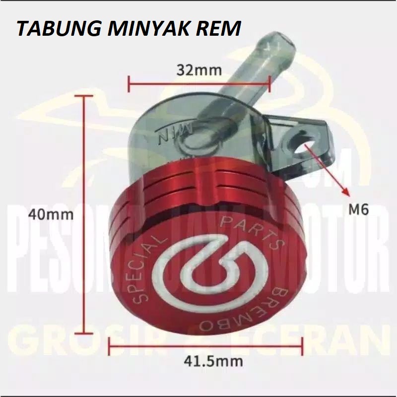 TABUNG MINYAK REM MOTOR UNIVERSAL TABUNG MINYAK MASTER REM BREMBO