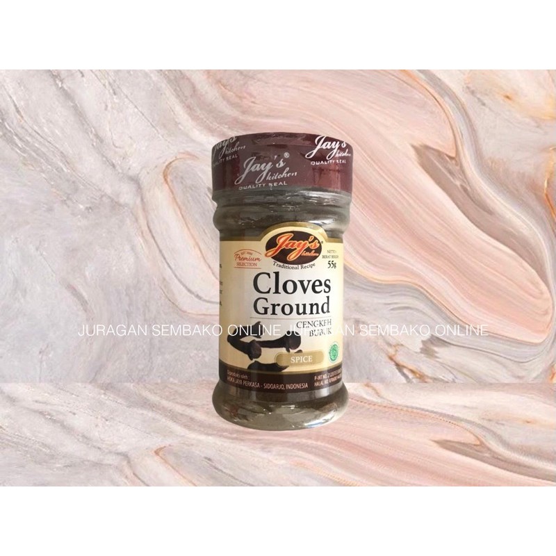 (JSO) jay's CLOVES GROUND 55 GR SPICE / CENGKEH BUBUK JAYS / CENGKEH jays