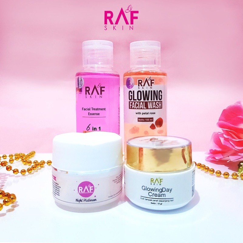 RAF SKINCARE PLATINUM GLOWING15hari.Skincare bpom
