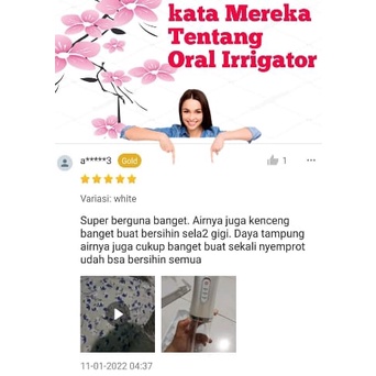 SUPPLIERNESIA - Alat Pembersih Karang Gigi / Penghilang Plak Elektrik / Penghilang Karang Gigi / Pembersih Karang Gigi Elektrik Pembersih / Oral Irrigator / Water Flosser Dental Gigi