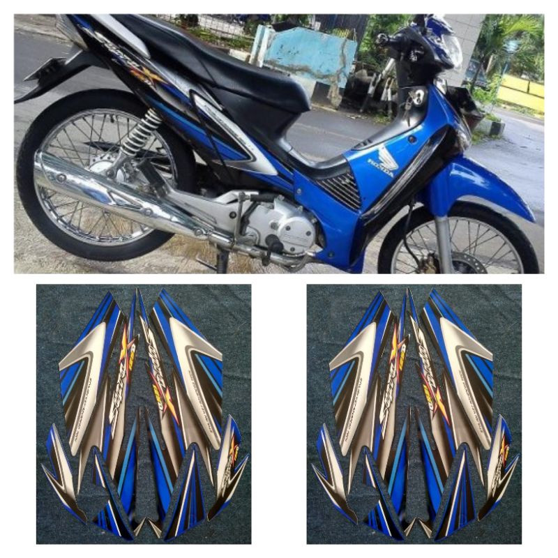 stiker striping supra x 125 2006