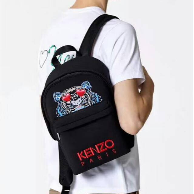Kenzo tiger backpack tas big Ori original