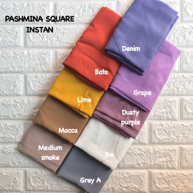 PASHMINA SQUARE INSTAN