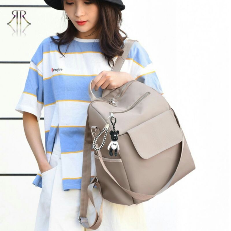 Tas wanita Ransel/tas baru/Ransel kekinian/Tas Nylon LuCu