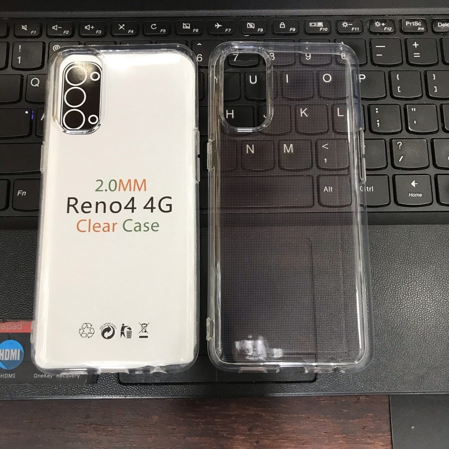 Silicon Bening Oppo Reno 4 / Oppo Reno 4 Pro Jelly Case Bahan Tebal 2.0mm