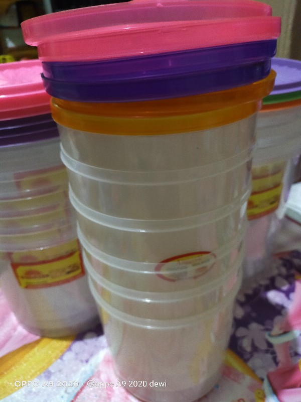 6 Pcs Toples Kerupuk Uk 5 Liter (tempat Kerupuk) Merek Sunraise