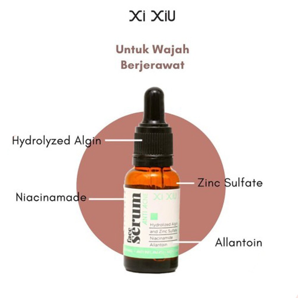 XIU XIU Face Serum Vitamin C &amp; Anti Acne | Xixiu Serum Wajah by AILIN