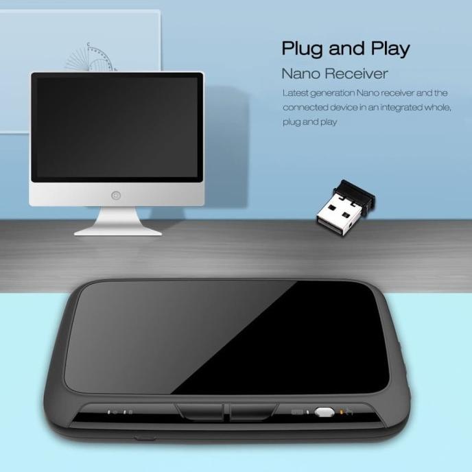 Keyboard Wireless Mac full Touchpad/smart tv/android tv/indihome