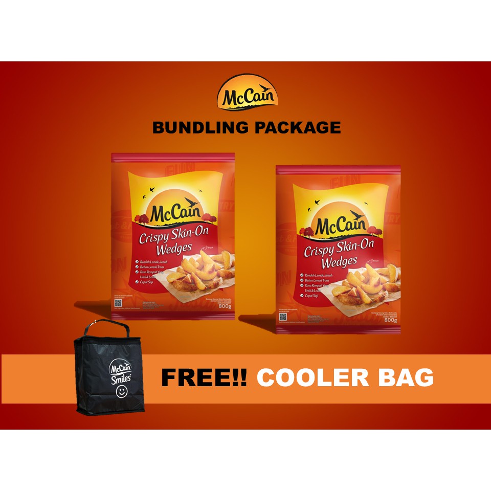

[BUNDLE] Kentang McCain Party Pack Crispy Skin - On Wedges 800Gr Paket #9 - JB