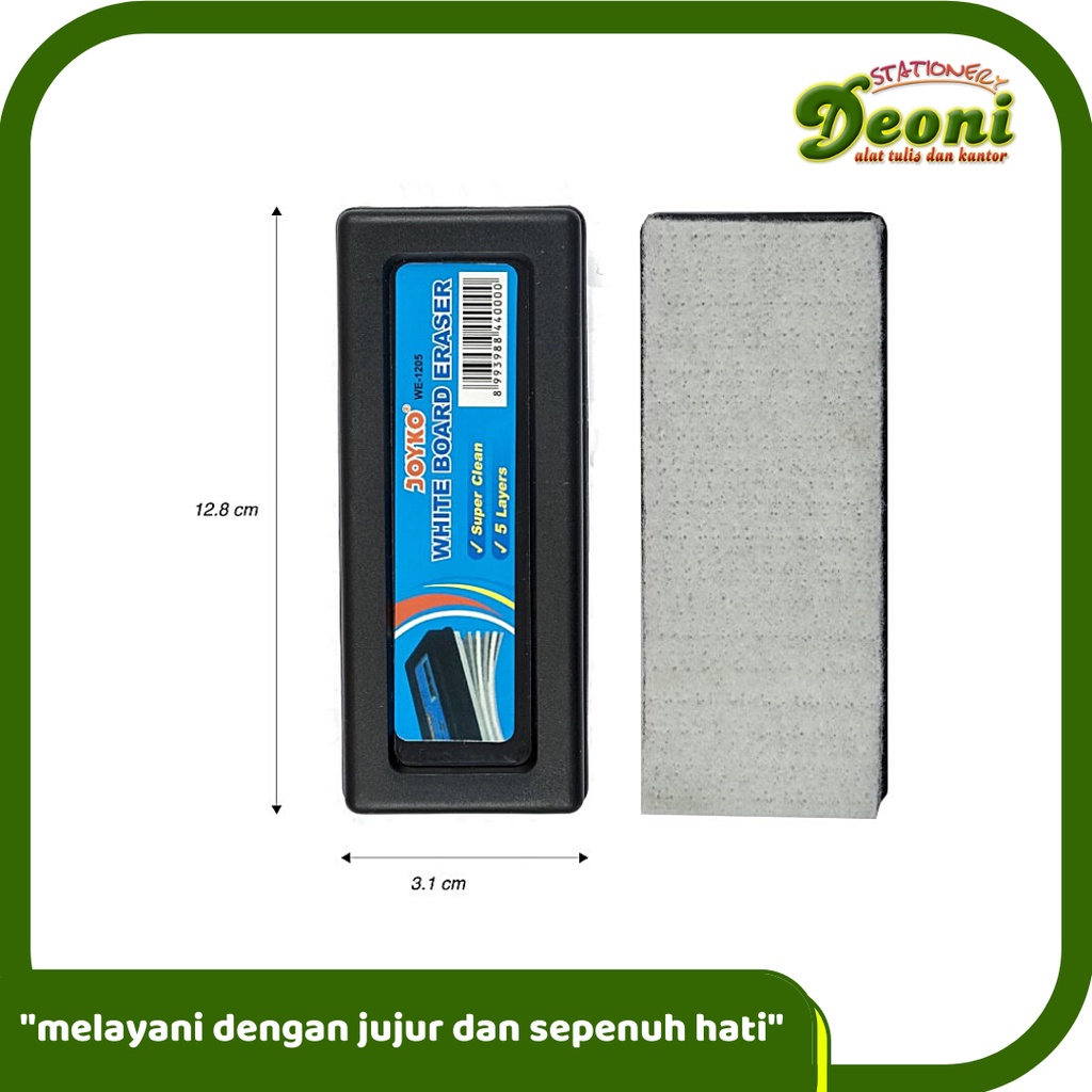 

JOYKO WE 1205 White Board Eraser Penghapus Papan Tulis Putih 5 Layer