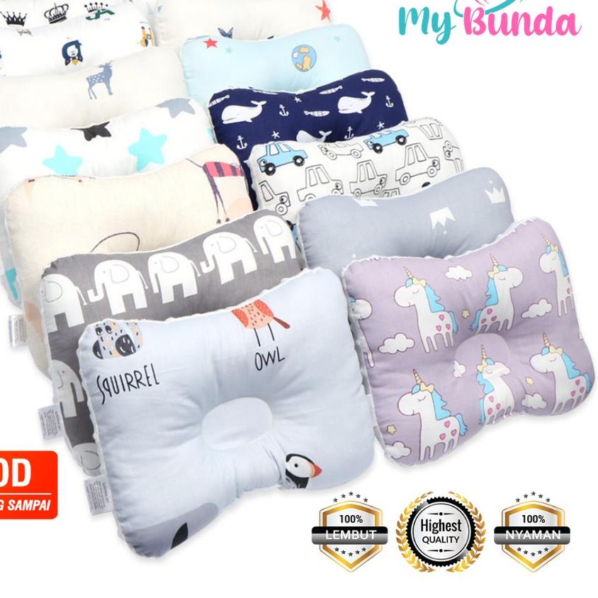 ➯ Bantal Peyang / Bantal Bayi Anti Peyang / Bantal Kepala Bayi / Set Tempat Tidur Bayi / Bantal Bayi