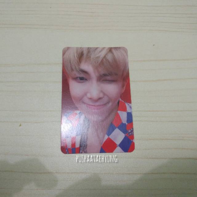NAMJOON PC (OFFICIAL PHOTO CARD) FROM BTS ALBUM LYS ANSWER S VERSION