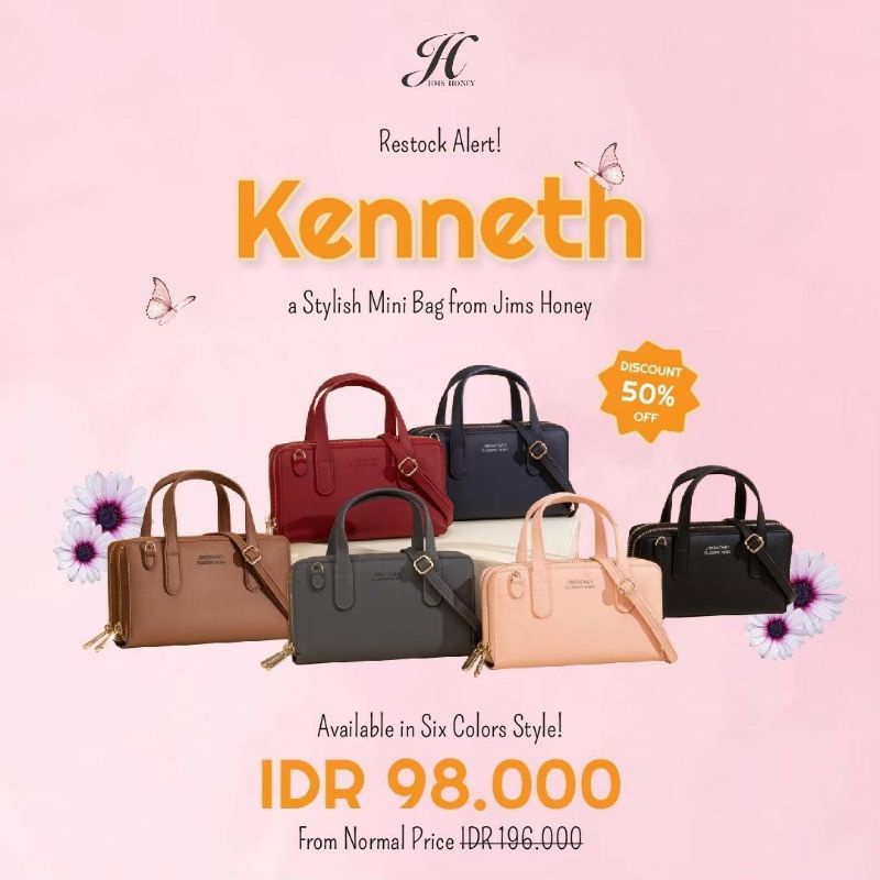 Kenneth mini bag"JIMS HONEY "