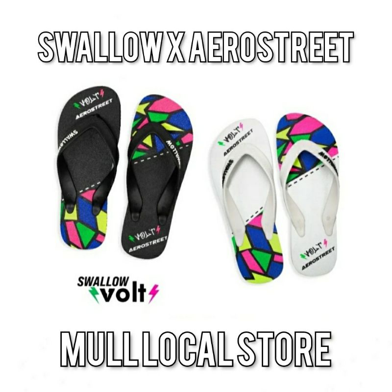 [ LIMITED 100% ORI ] Sandal Swallow x Aerostreet - Volt