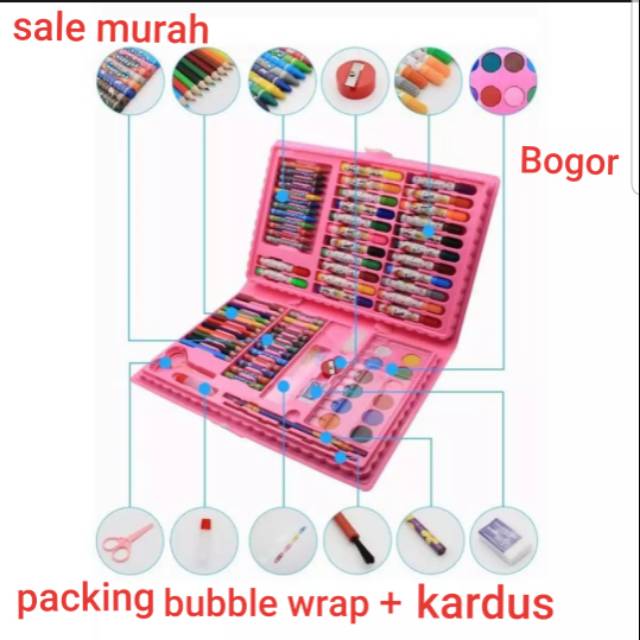 

Colouring set 86 pcs / crayon set