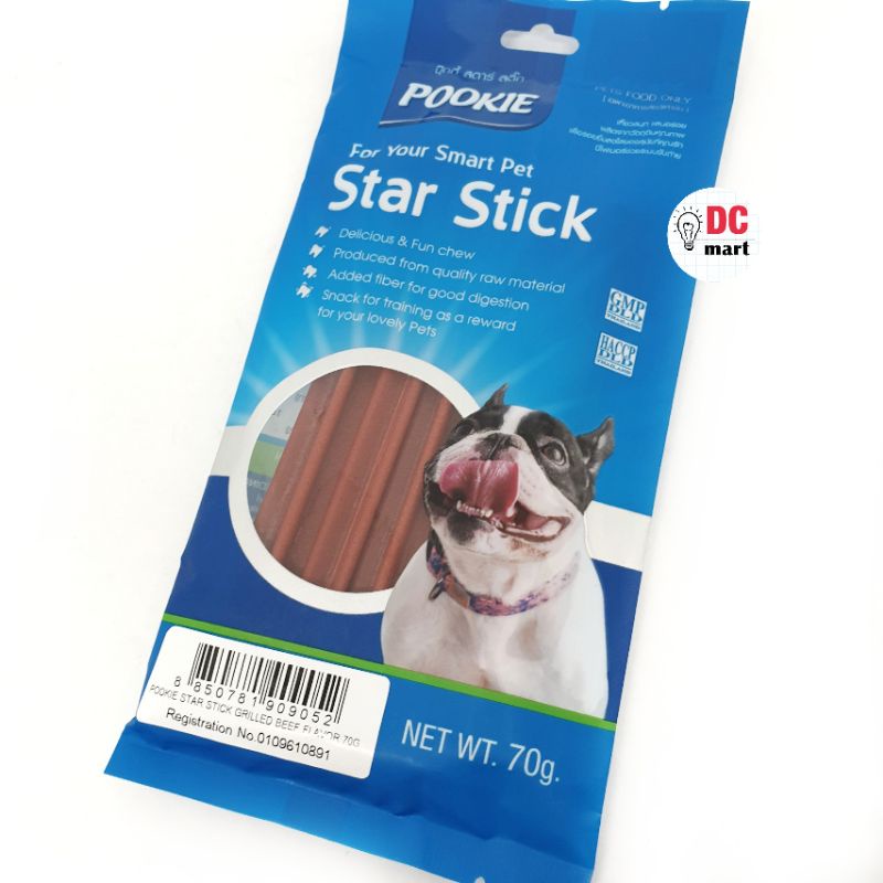 POOKIE Star Stick 70Gr / Snack Anjing Dental Pembersih Gigi