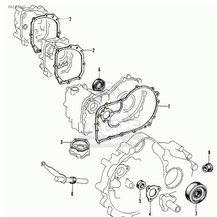 Gasket Set Transmition / Paking Set Transmisi Honda Life SA-360