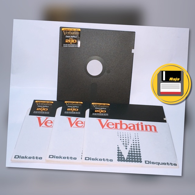 Floppy Disket Verbatim MD2HD 5.25in