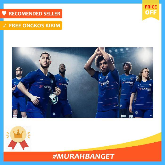 Jersey Bola - Jersey Baju Bola Chelsea Home 2018/2019 Official Grade Ori - Sepak Bola & Futsal