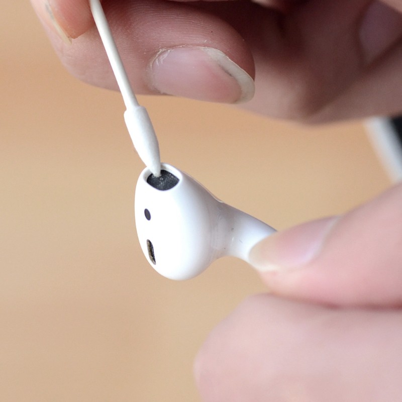 jual For Apple Airpods Airpod Case 25x Cotton Disposable Stick Cleaning Tool for AirPods Earphone