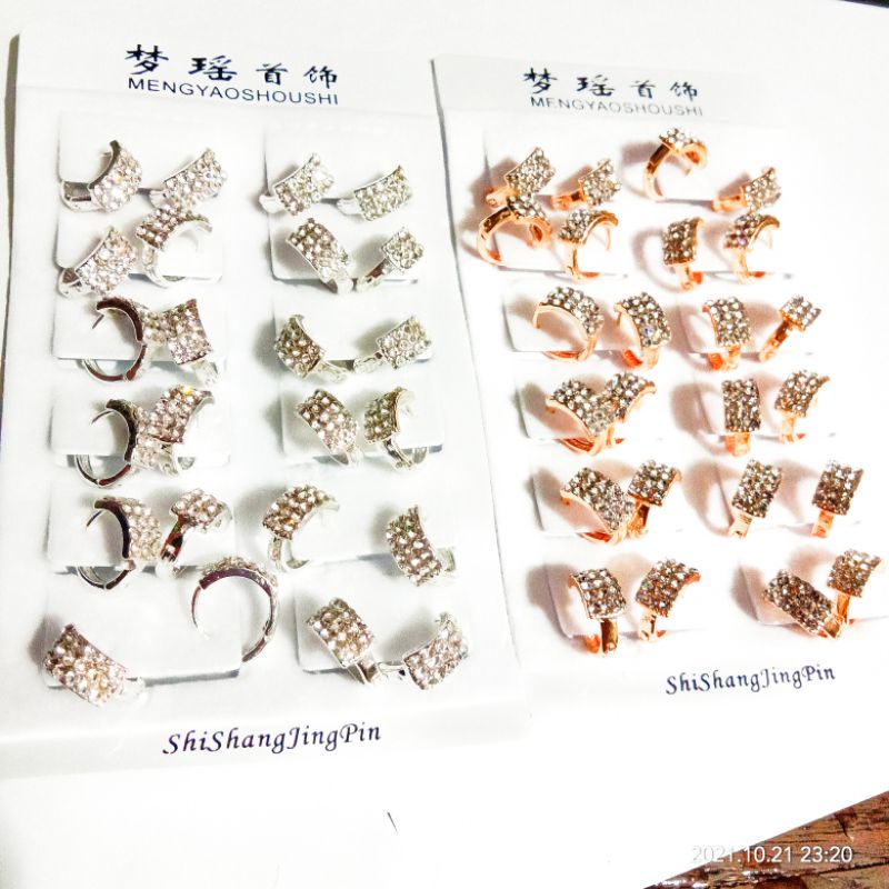 Anting perempuan motif permata Giwang  Anak Perhiasan anak perempuan xuping ( harga satuan )