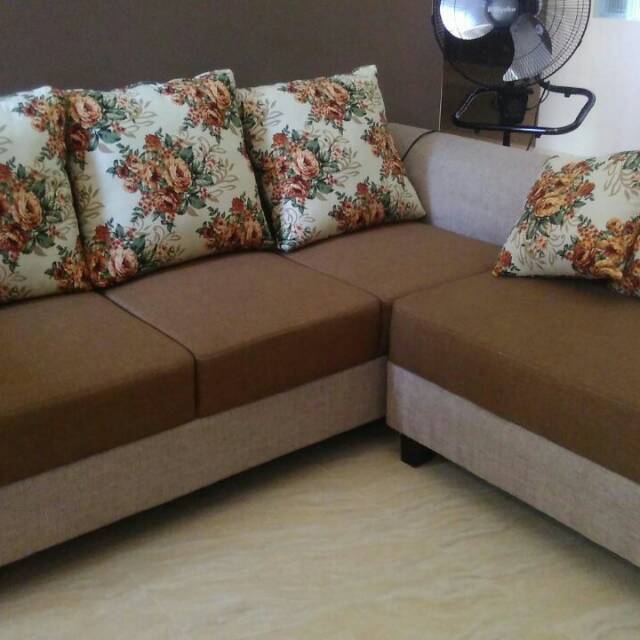 Sofa l putus minimalis