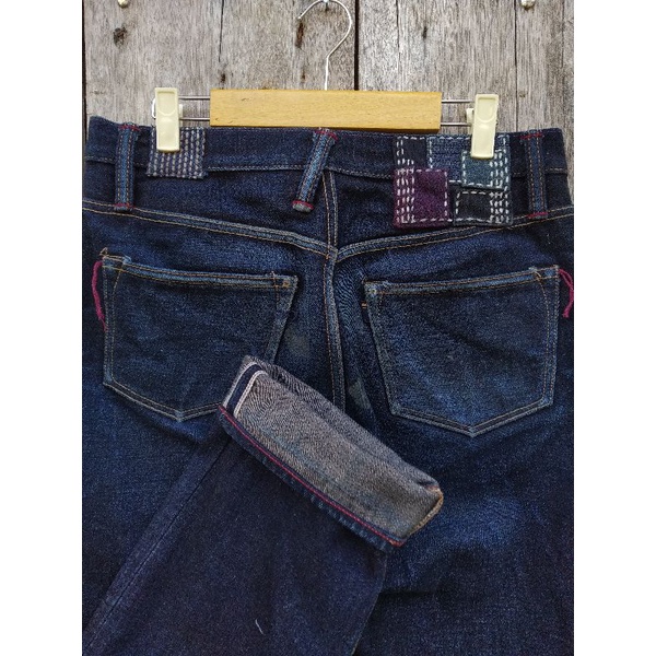 nbdn denim selvedge 18oz rigid blue indigo size fit 31 second original