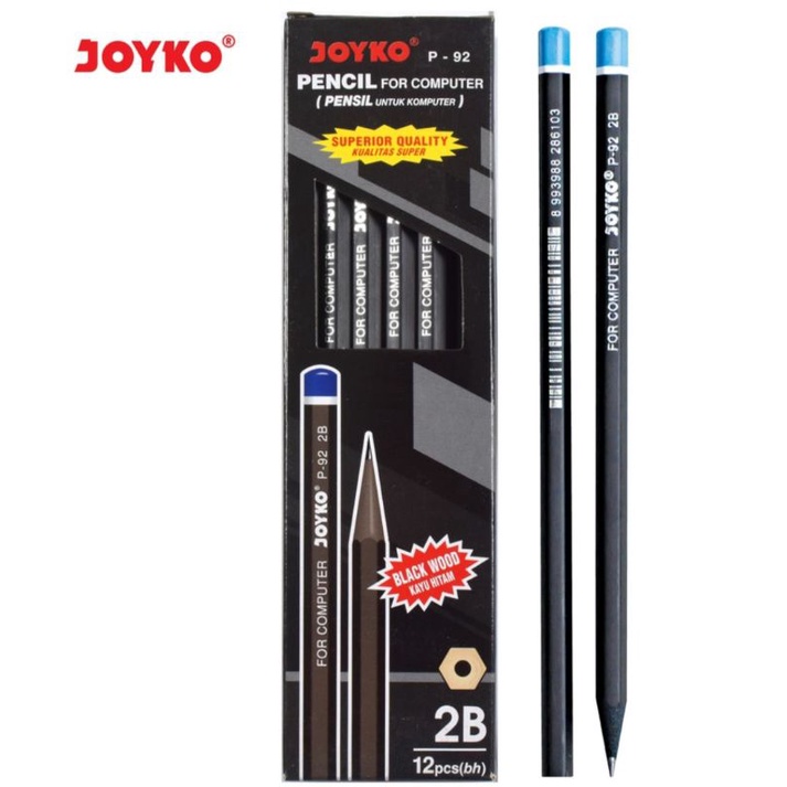 

HAN STATIONARY Pensil 2B Joyko P-92 untuk computer 1 lusin
