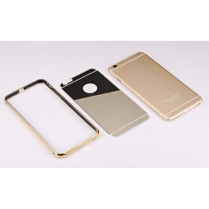 NEW BUMPER MIRROR CASE IPHONE 6+ 6 PLUS 5.5 /ALUMINIUM/METAL/FRAME/SLIDE MILENIA